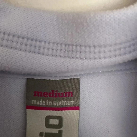 STIO light weight fleece pullover 1/2 zip super light blue size medium - Picture 4 of 6